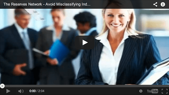The Reserves Network – Avoid Misclassifying Independent Contractors (TRN Staffing)