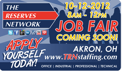 Veteran Job Seekers, Join us in October for “Hiring Our Heroes” in Akron, Ohio!